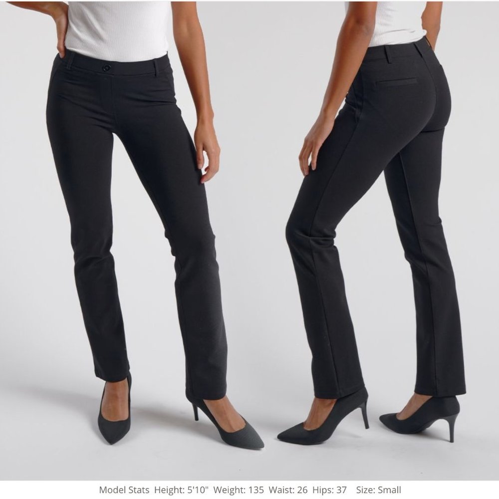 Betabrand - Dress Yoga Pant Straight-Leg - Classic